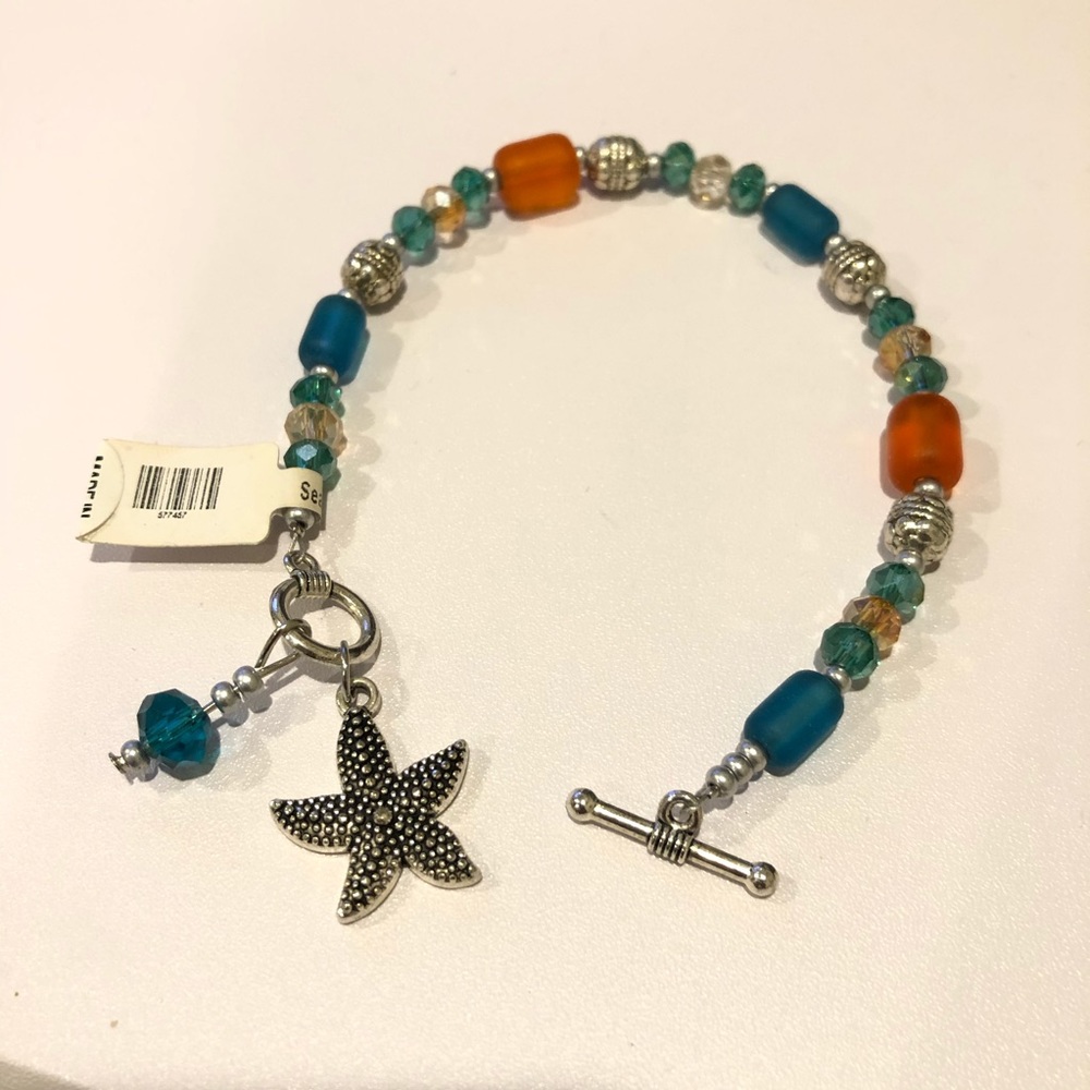Glass crystal bracelet